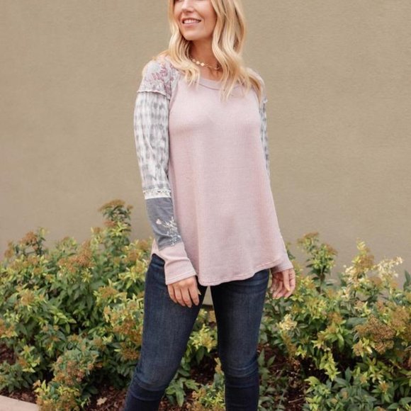 All About The Details Top in Dusty Lavender - Picture 5 of 5